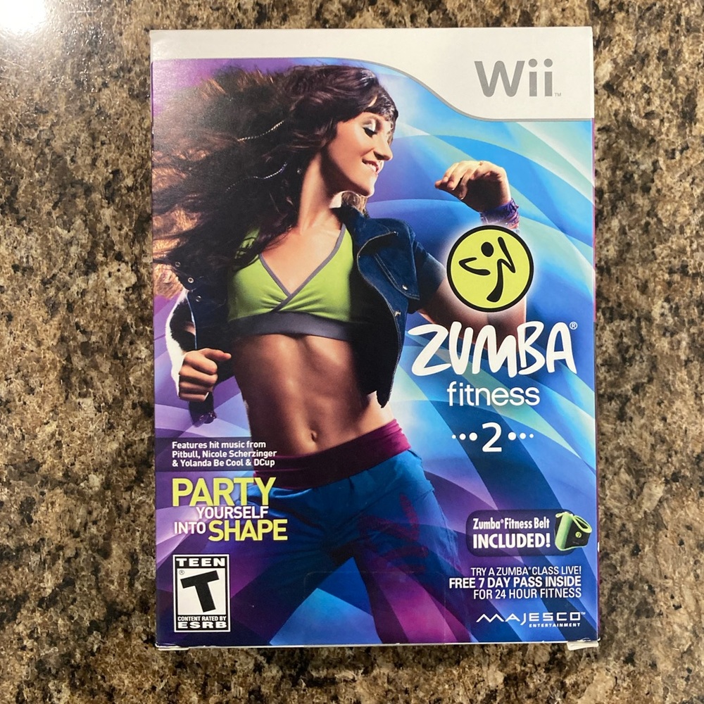Wii Zumba Fitness 2 bundle